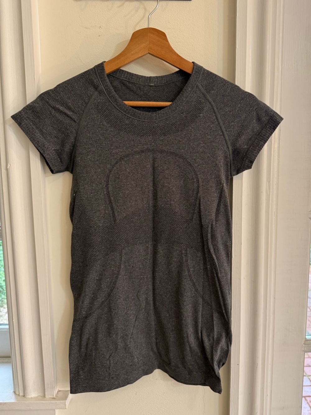 lululemon athletica Charcoal Short Sleeve Performance Tee